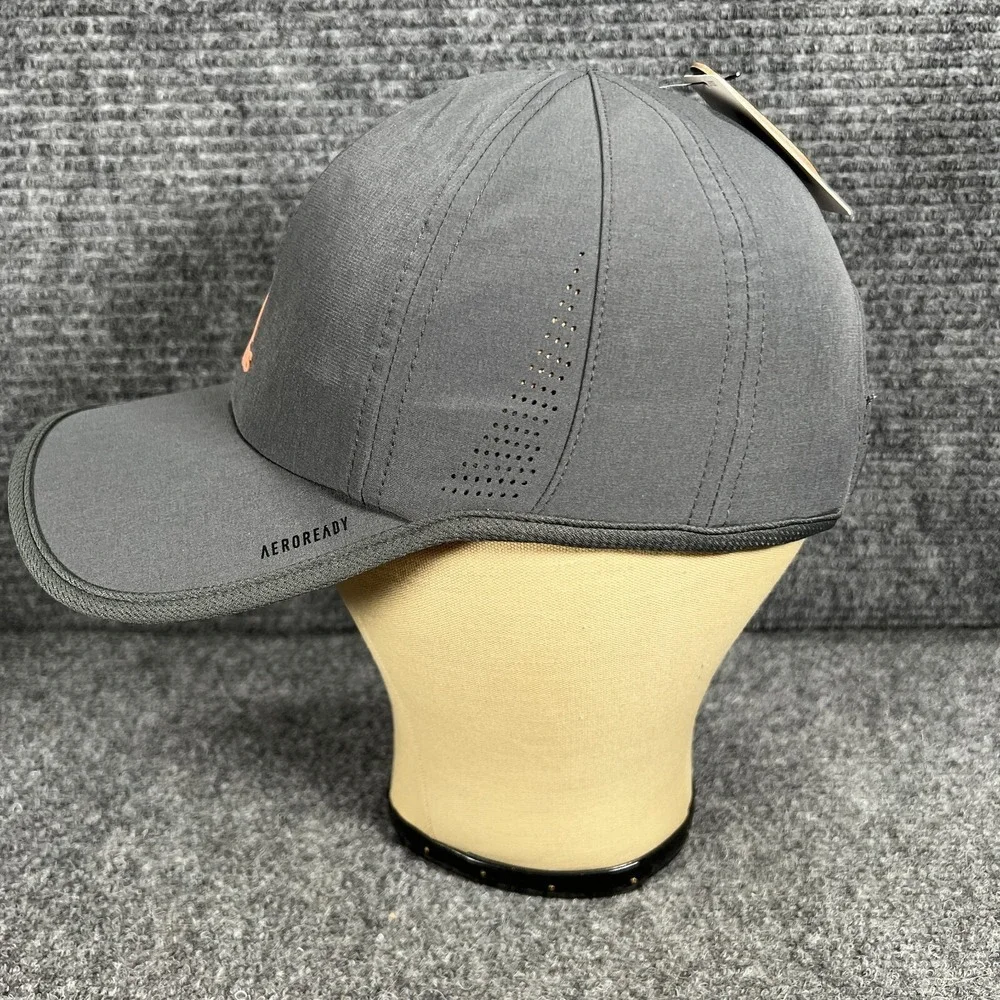 Adidas Hat Cap Womens Aeroready Superlite 2 Gray Strap Back OSFM Active New